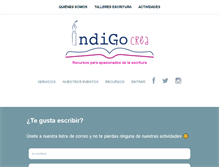 Tablet Screenshot of indigocrea.com